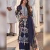 Flora Charm - Embroidered 3 Piece Unstitched Lawn Suit