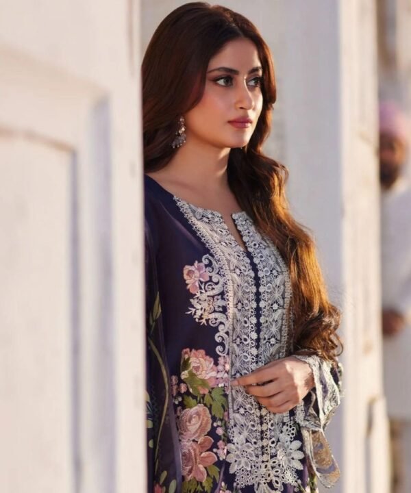 Flora Charm - Embroidered 3 Piece Unstitched Lawn Suit
