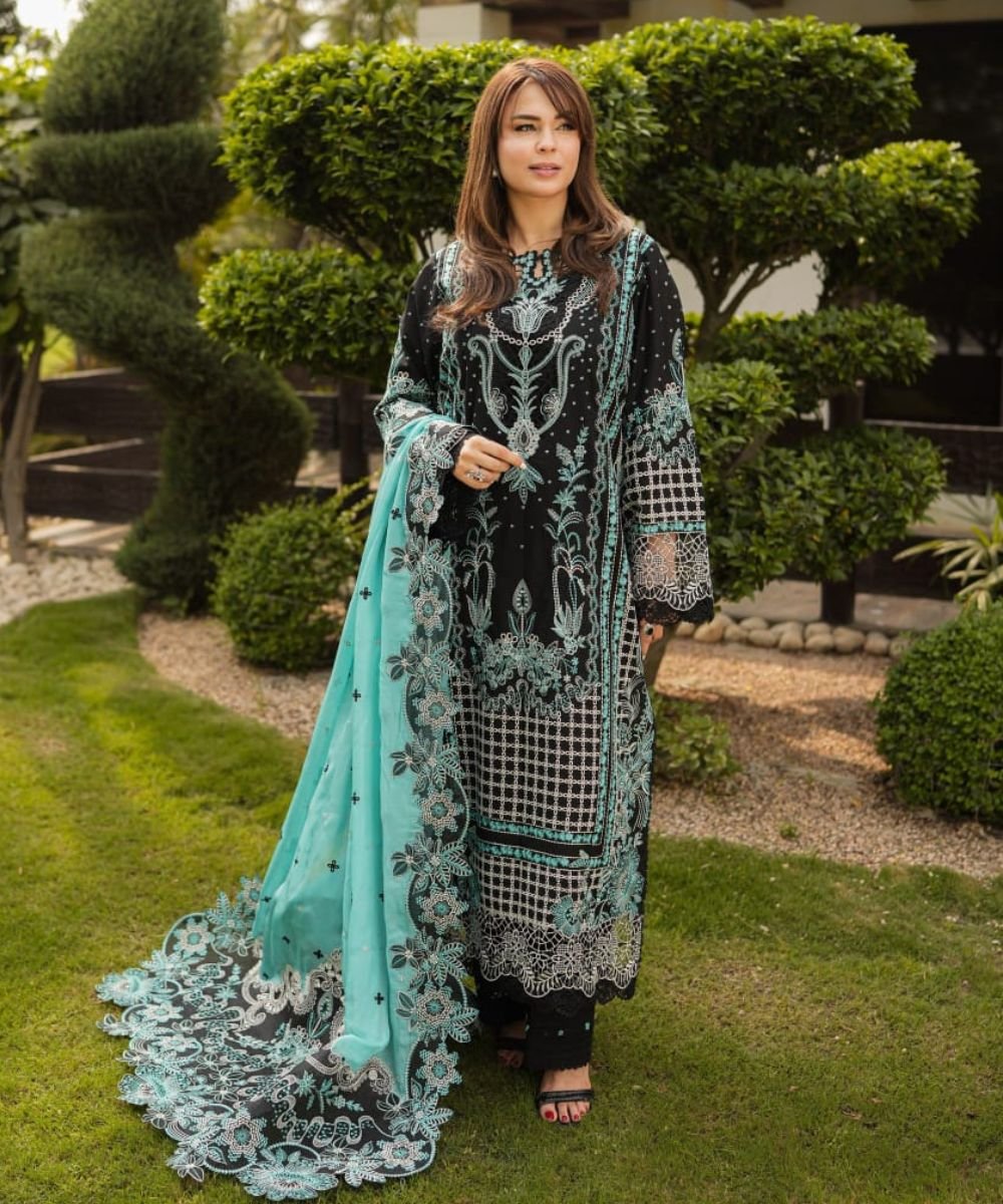 Royal Blossom - Digital Printed 3 Piece Lawn Suit Unstitched