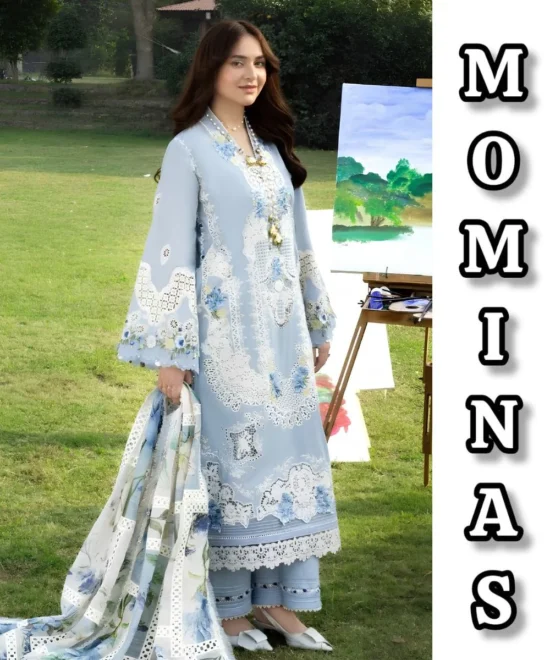 Elaf Premium Luxury Lawn MC-021 SERENITY 3 Piece Unstitched Suit