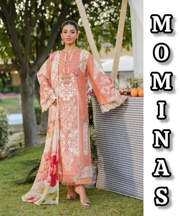 Elaf Premium Autumn Dream Luxury Lawn 3 Piece Suit MC-019