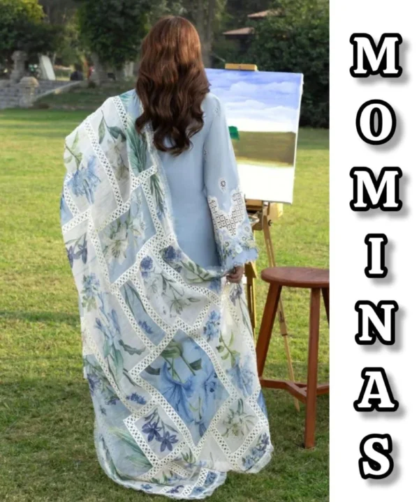 Elaf Premium Luxury Lawn MC-021 SERENITY 3 Piece Unstitched Suit