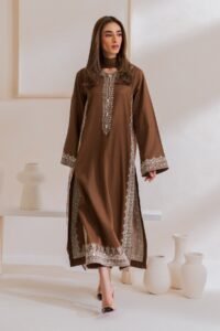 Embroidered Two Piece Suit For Women - Momina’s Collection